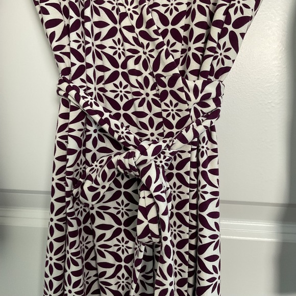 Diane‎ von Furstenberg Wrap Dress Floral Print Long Sleeve Career Size 4 - Picture 5 of 5